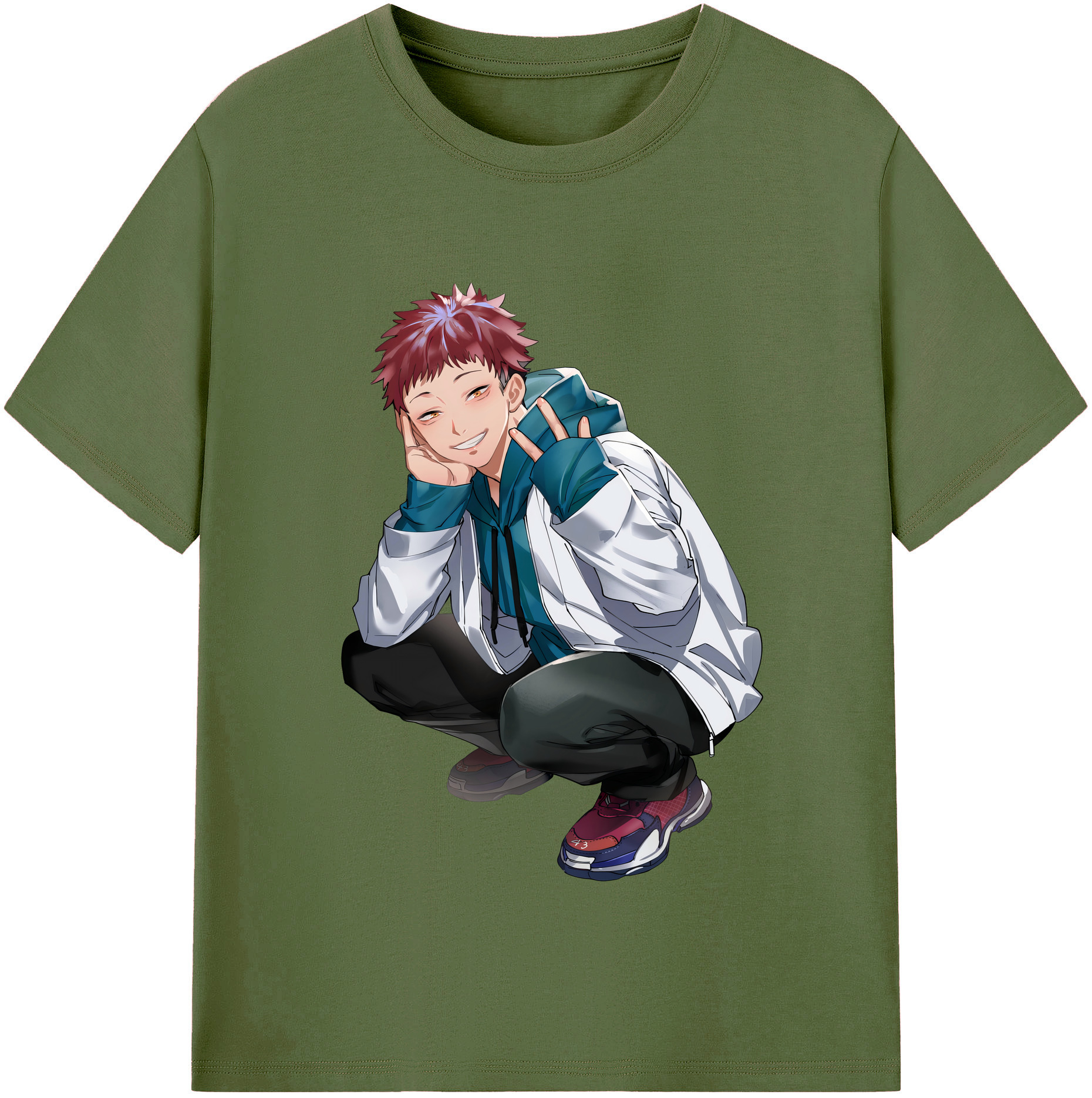（画像用） 呪術廻戦 Jujutsu Kaisen 綿100％半袖Tシャツ（フロントプリント）